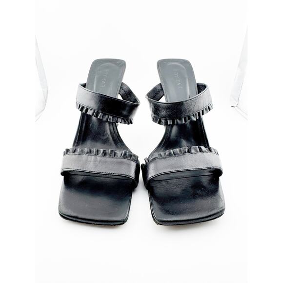 BY FAR‎ Black Square Toe Heels - Picture 6 of 11